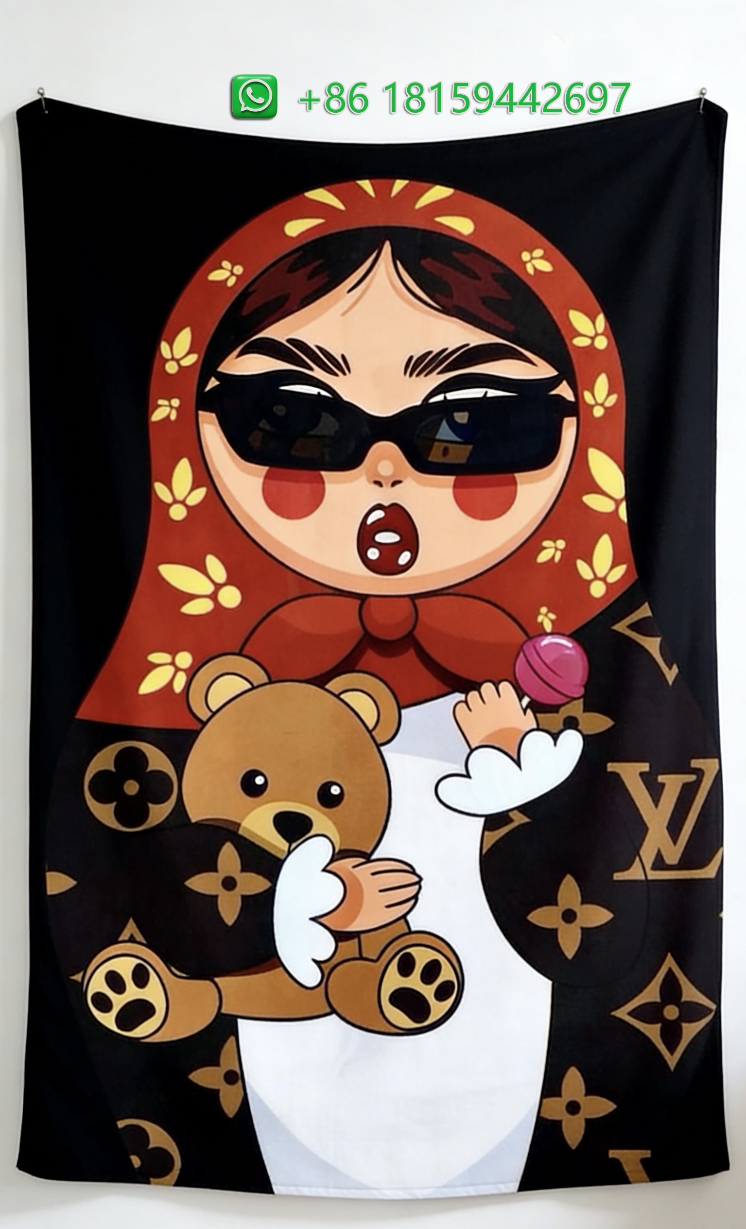 Louis Vuitton Throw Blankets